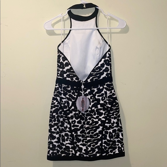 Womens New Finders Keepers Winter Birds Mini Leopard Print Dress - Picture 5 of 9